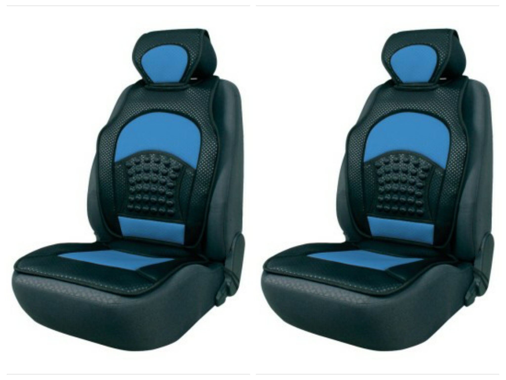 Podložky na sedadlá, Univerzálne podložky na sedenie modré 2ks - 9804