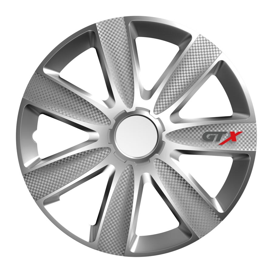 Puklice 14" GTX Carbon silver V