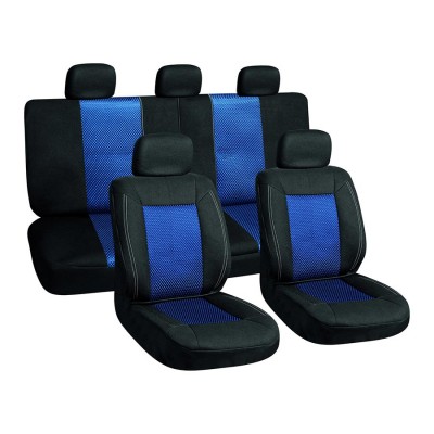 Autopoťahy univerzálne modré - predné + zadné sedadlá 7763