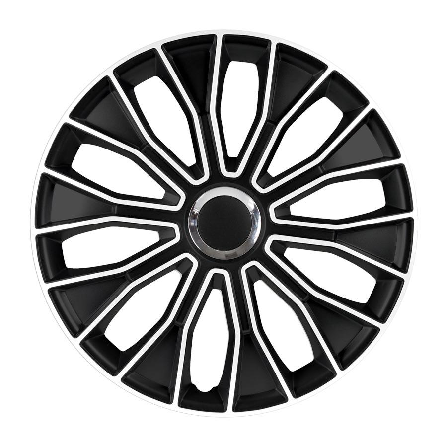 Puklice 14" Voltec white and black A